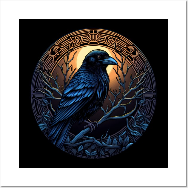 Viking Raven - Norse inspired Wall Art by Seraphine